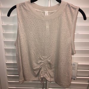 NWT Lululemon Workout Top- Cinch Me Up Tank